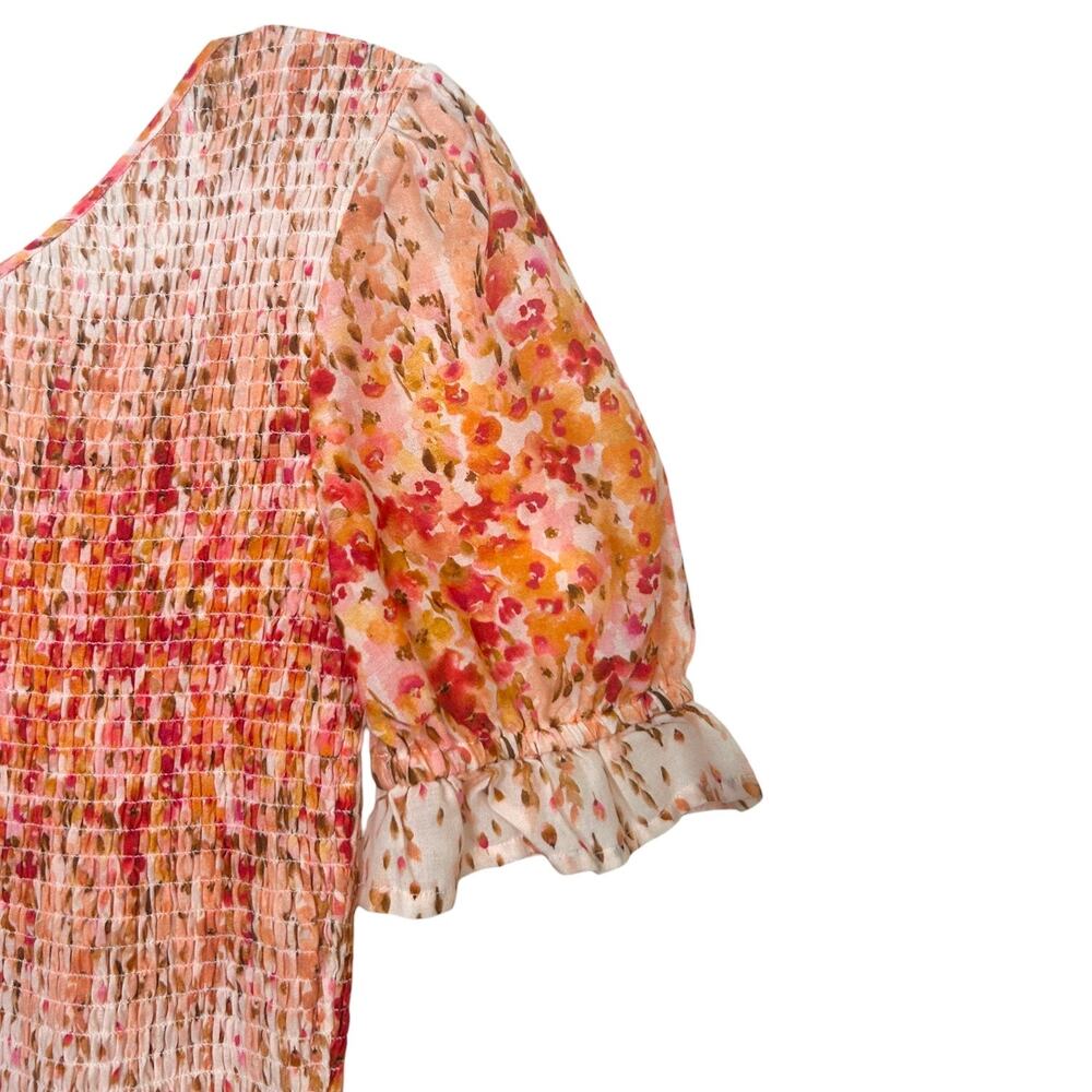 Christy Dawn, Women's 'The Brooklyn' Maxi Dress, Sunset Gladiola, Orange X-Small - Picture 10 of 12